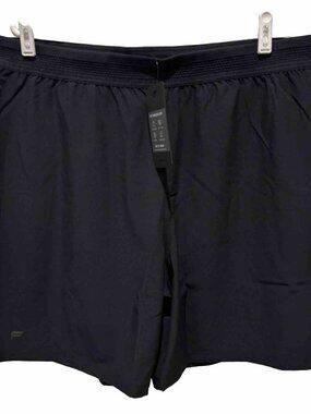 Fabletics Fundamental Shorts 7" Men's Size XL New NWT Black Moisture Wicking